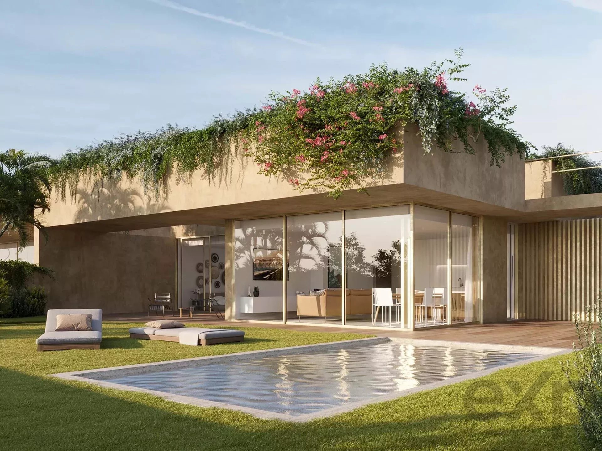 Villa jumelée moderne à Praia da Luz à 500 m du front de mer