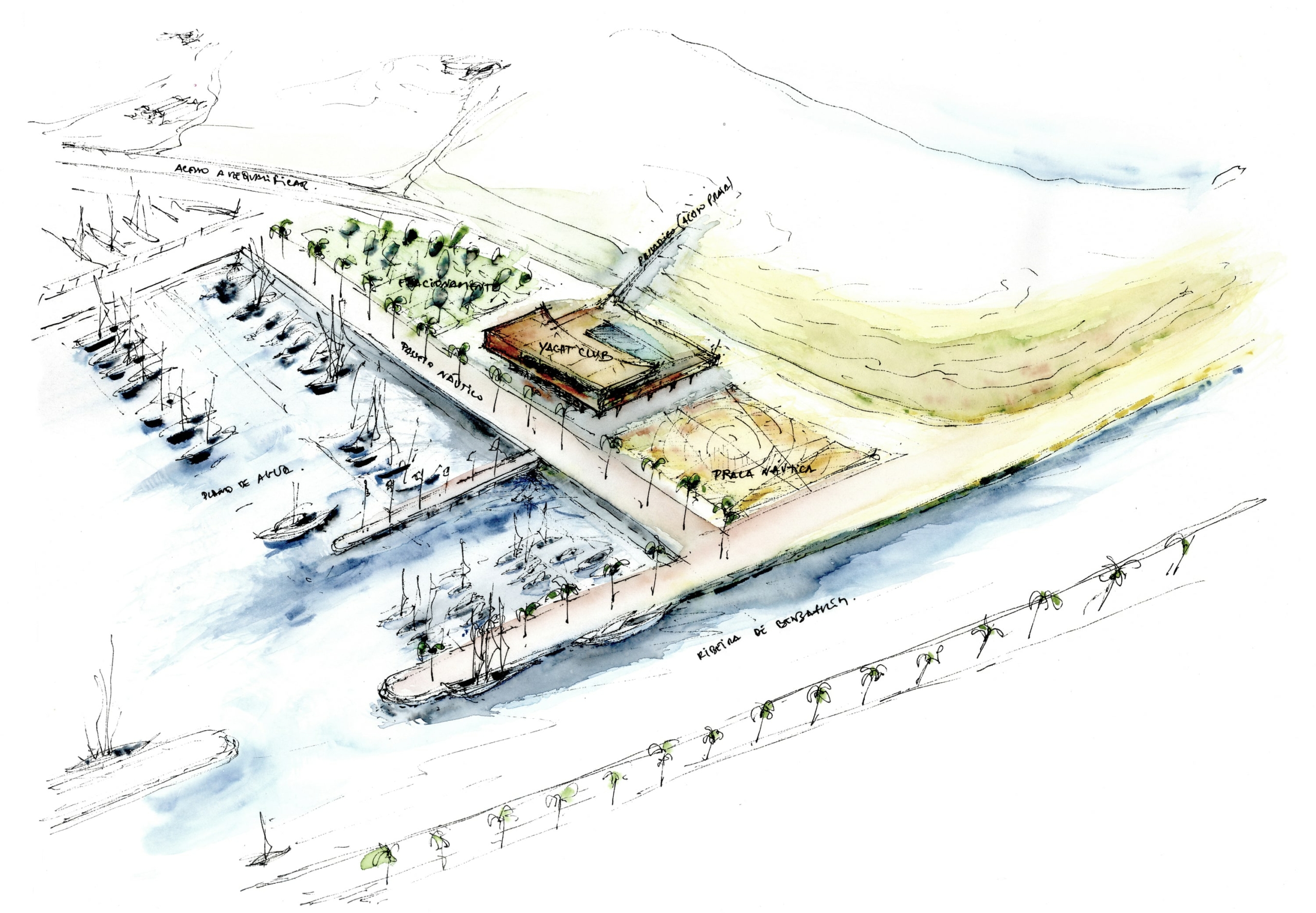 Lagos Marina expansion_sketch - SunnySteve » SunnySteve | Real Estate Lagos, Algarve, Portugal