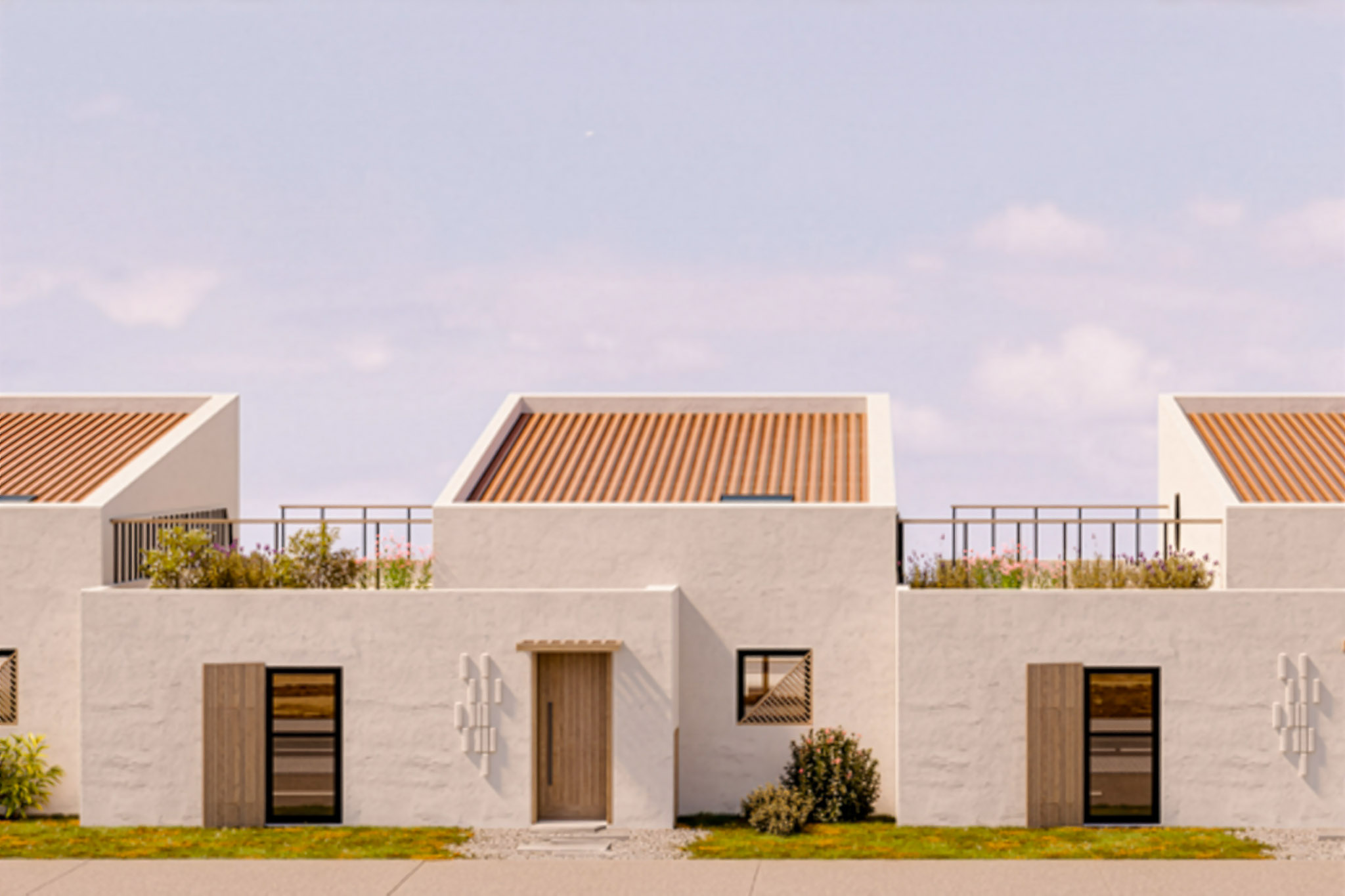 Eco-luxe 2-bedroom townhouse at Cerro Mouro in Barão de São João, Western Algarve