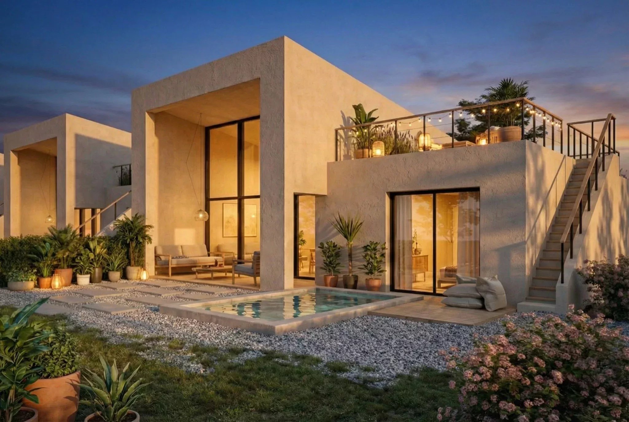 Eco-friendly T2+1 Townhouse For Sustainable Living In Barão de São João