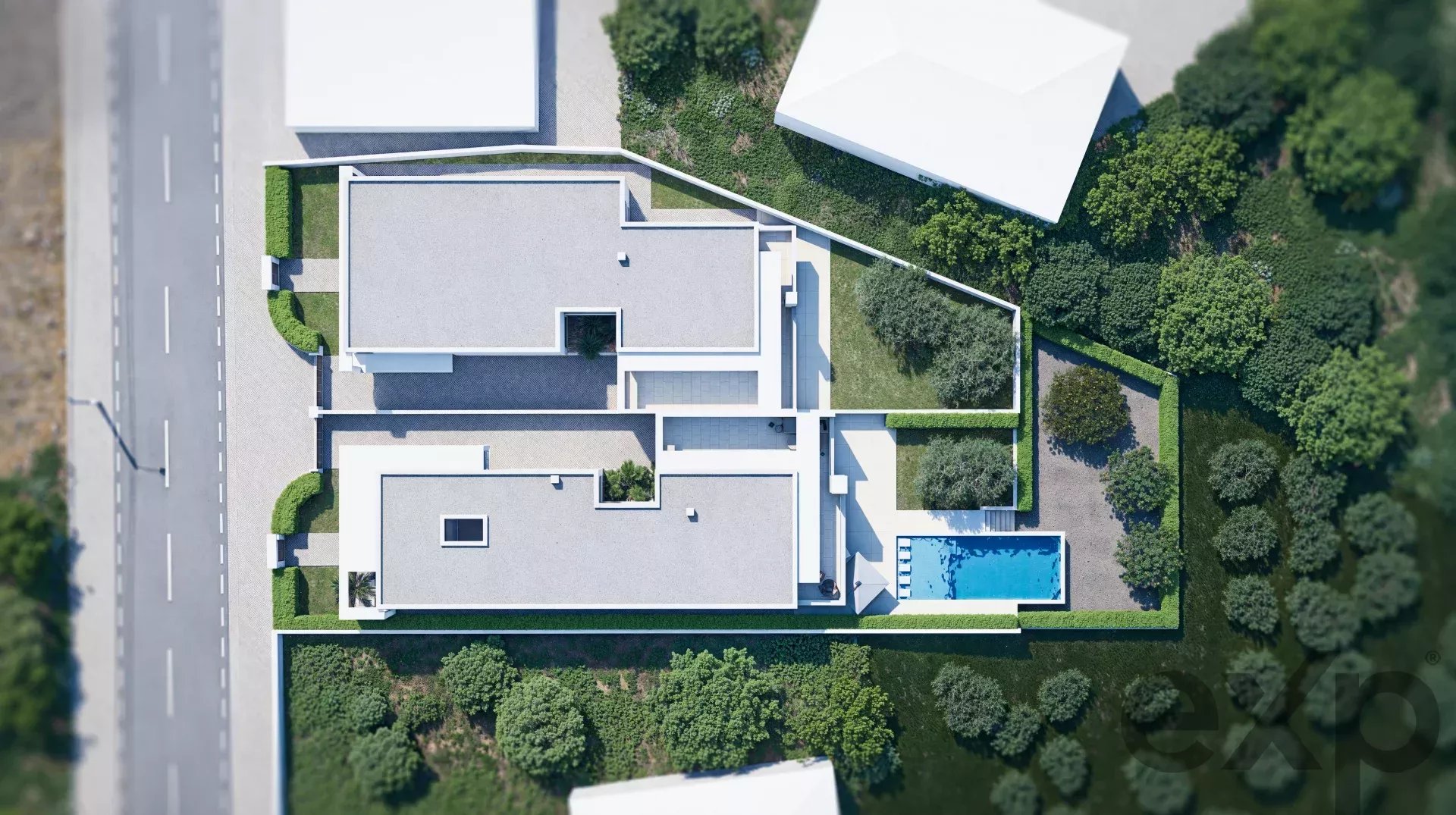 T4 Housing with Pool in Bordeira – Santa Bárbara de Nexe