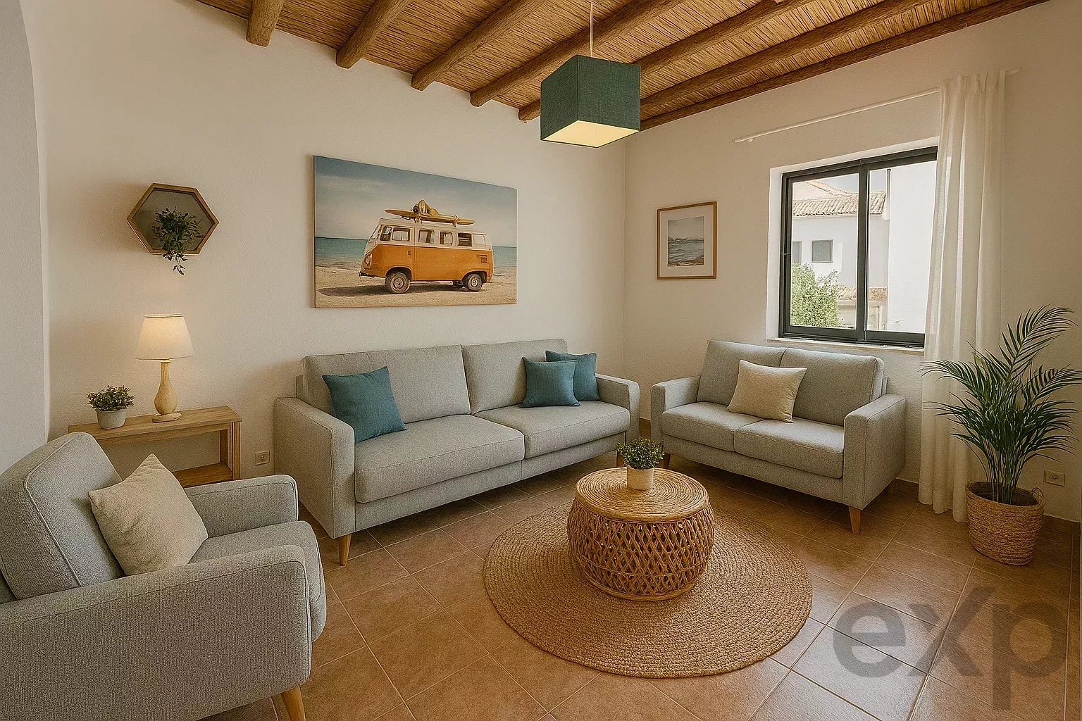 Typical Algarve house with studios, swimming pool and mountain views.