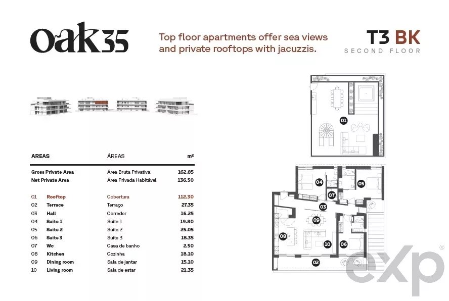 3 bedroom apartment in luxury condominium