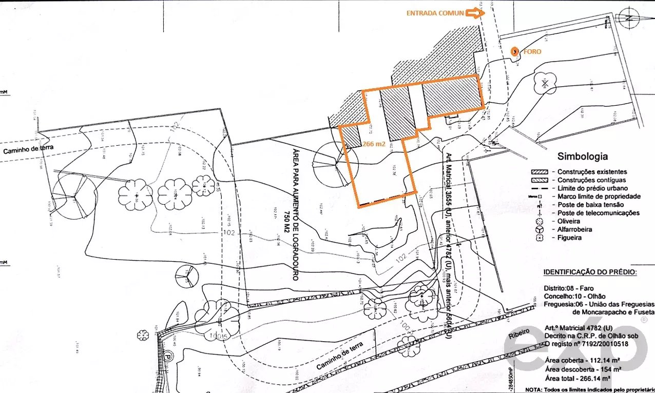 Ruin for Renovation or New Residential Development Project in Moncarapacho – Olhão – Faro – Algarve