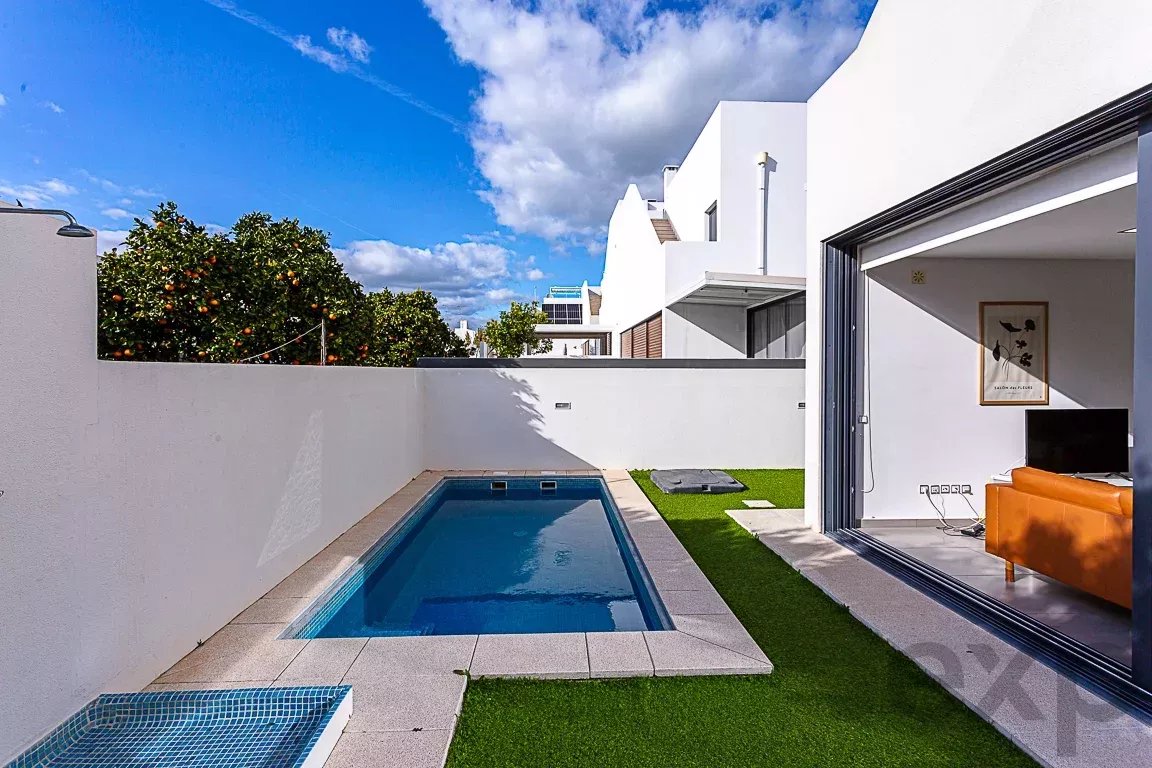 Maison 3 chambres avec piscine privée | Luz de Tavira | Location longue durée | Visites disponibles
