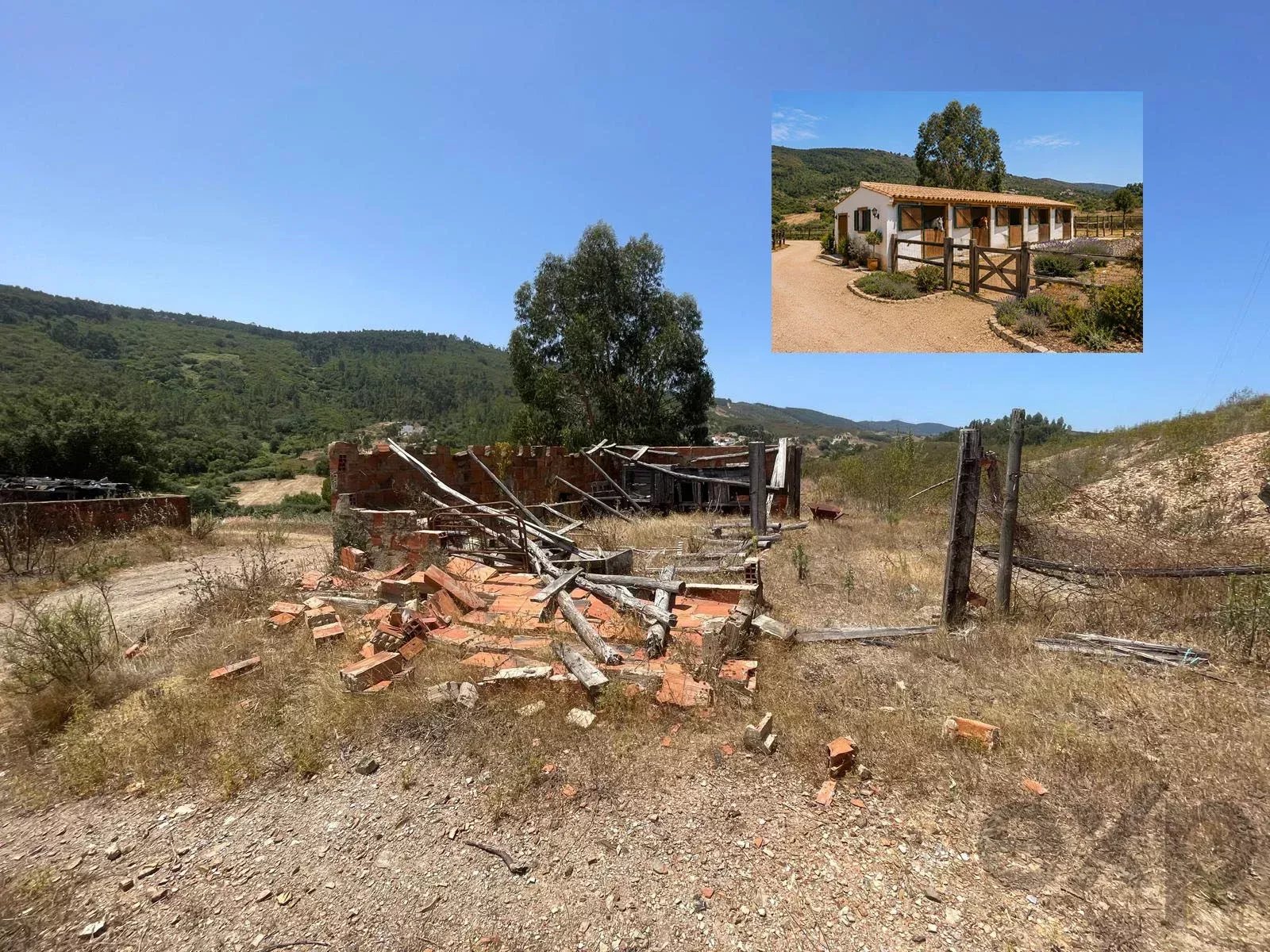 Traditional Farmhouse with Exceptional Equestrian Potential in São Marcos da Serra