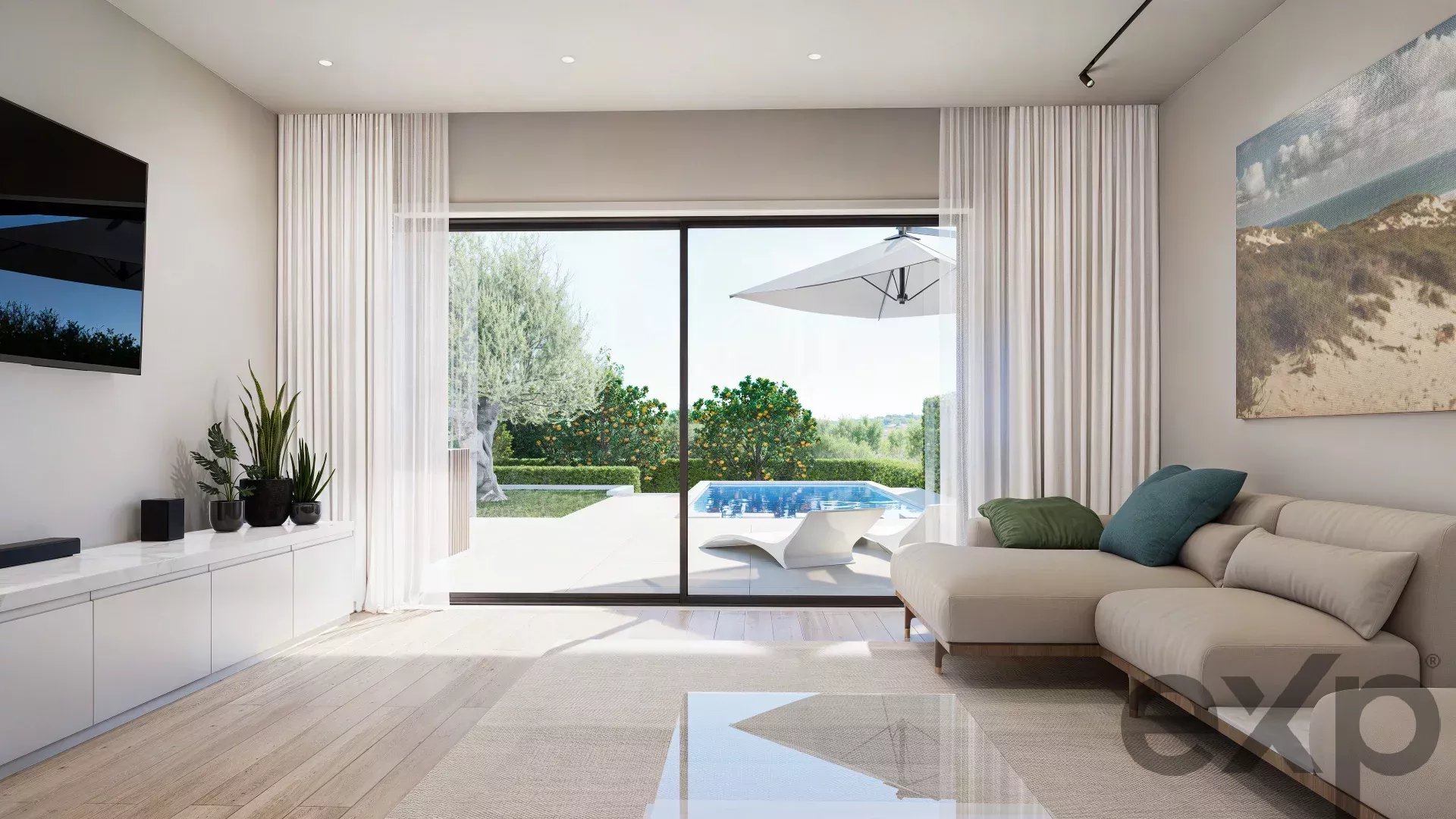T4 Housing with Pool in Bordeira – Santa Bárbara de Nexe