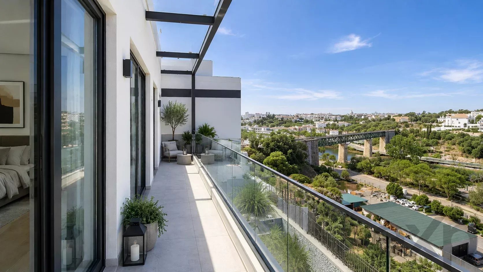 Contemporary Luxury Villa with Pool and Panoramic Views in Tavira, Algarve