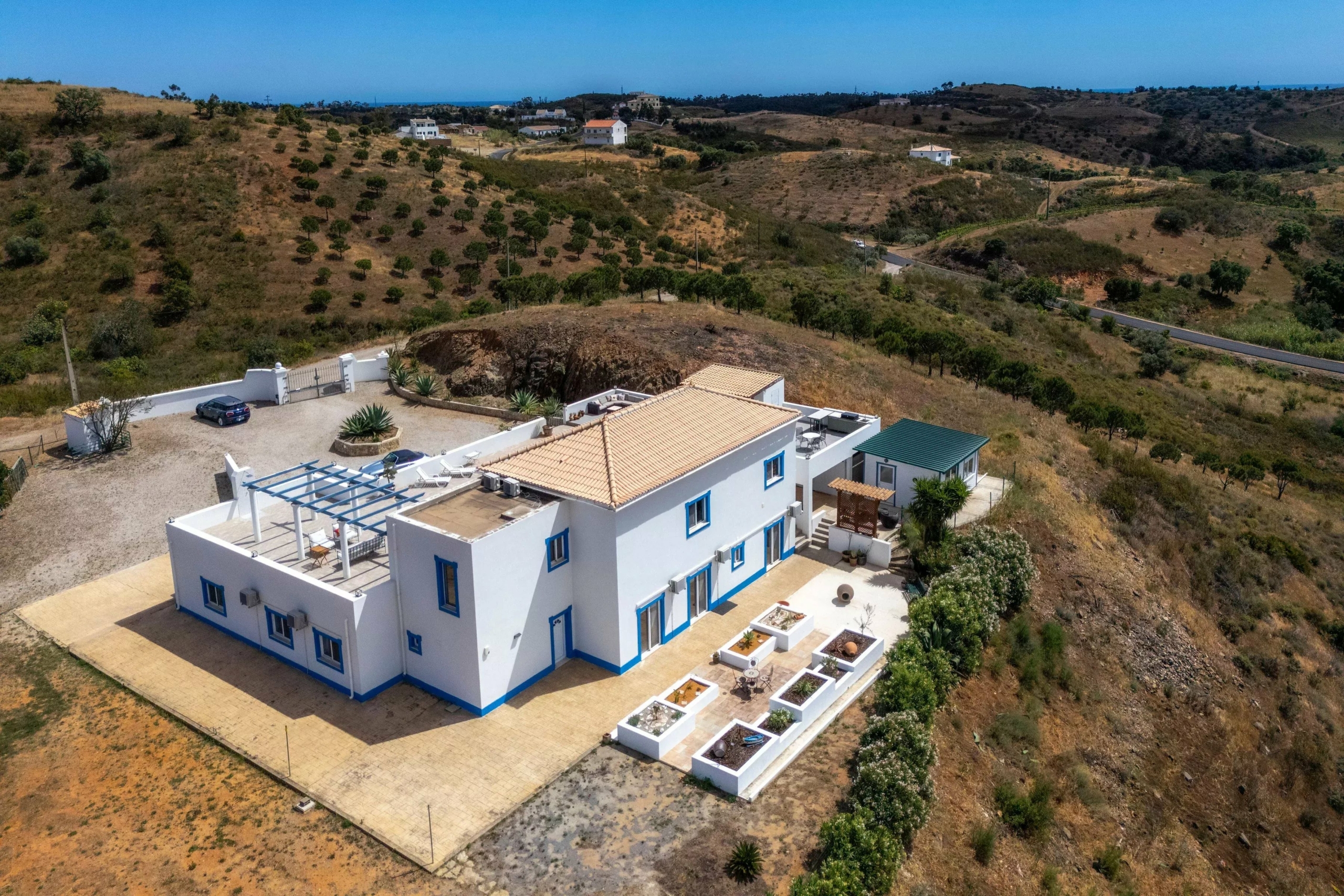 Renovated 5 Bed Countryside Villa with Pool, Panoramic Views, 2 Hectares
