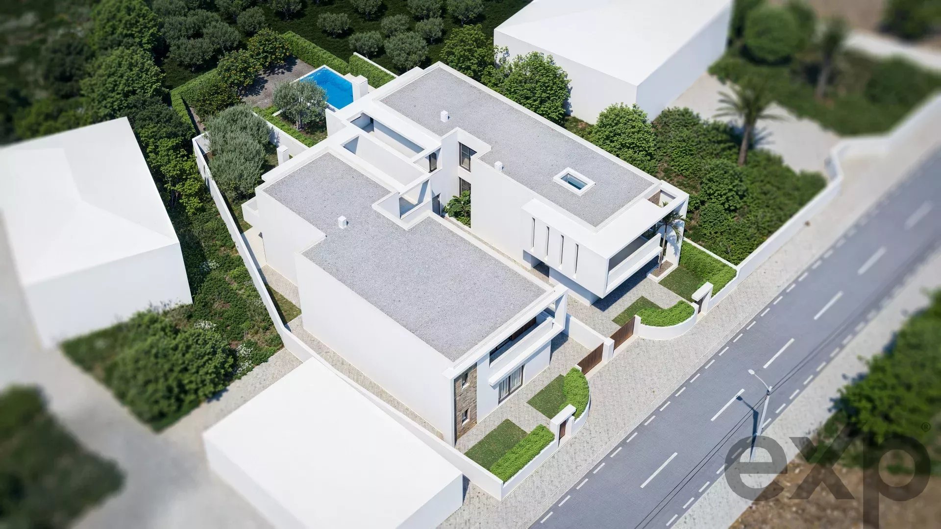 T4 Housing with Pool in Bordeira – Santa Bárbara de Nexe