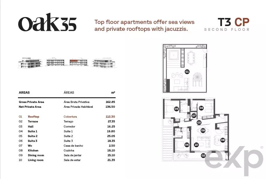 Appartement 3 chambres dans une résidence de luxe à Vilamoura