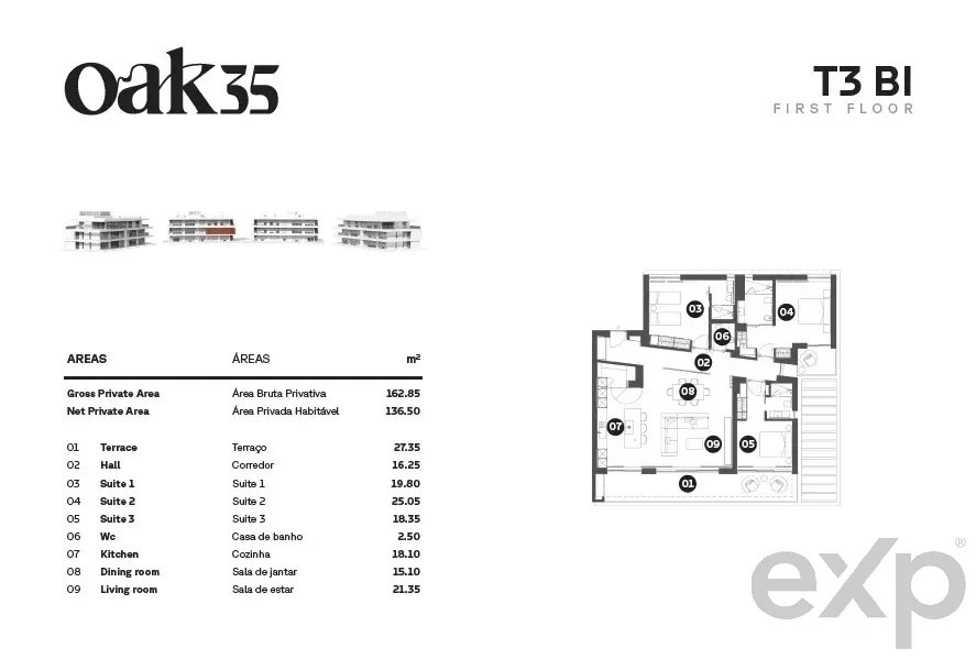 3 bedroom apartment in luxury condominium