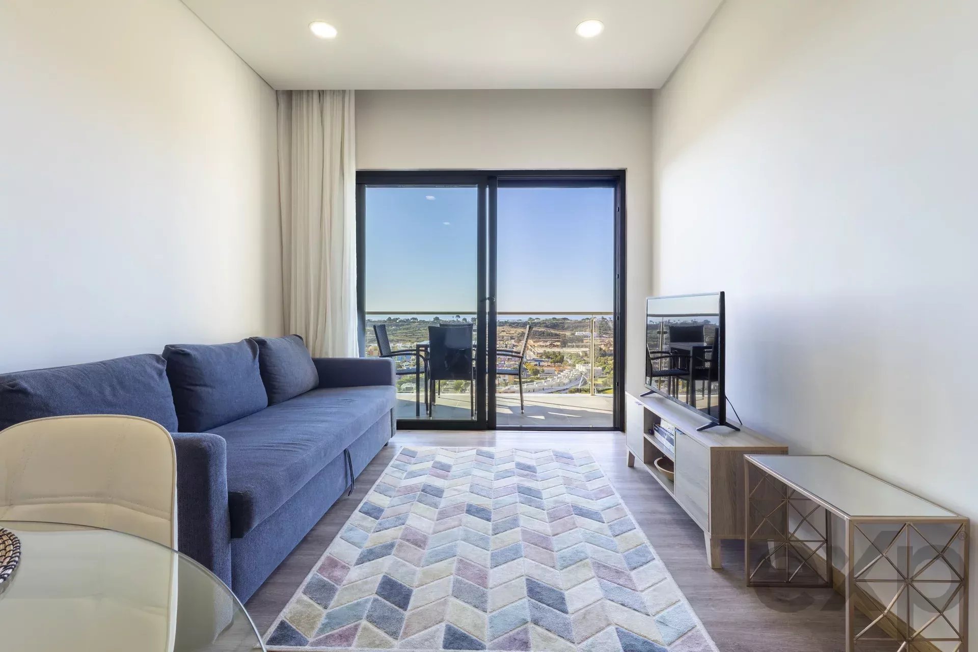 Luxuriöse T1 Wohnung mit Meerblick in Albufeira