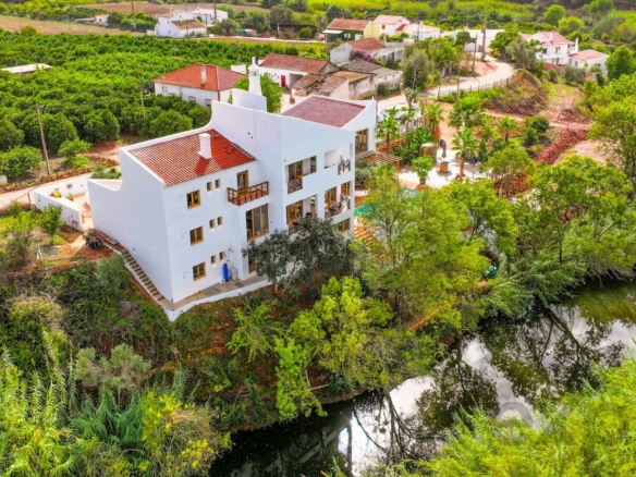 Rare Riverfront Estate with AL Licence: Turnkey 8-Suite Retreat Near Silves