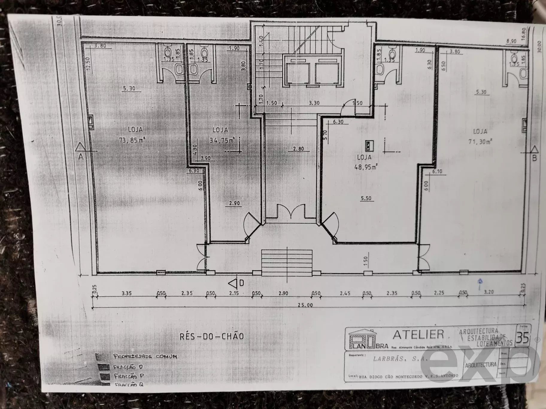 Commercial store of 72 m² in downtown Monte Gordo — business in operation