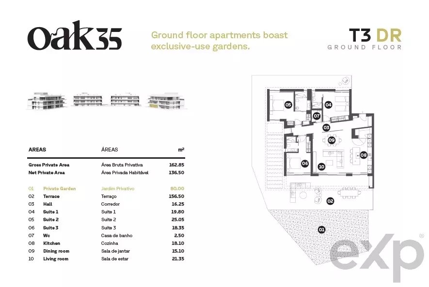 3 bedroom apartment in luxury condominium
