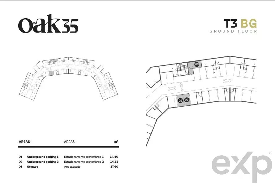 Appartement 3 chambres en copropriété de luxe