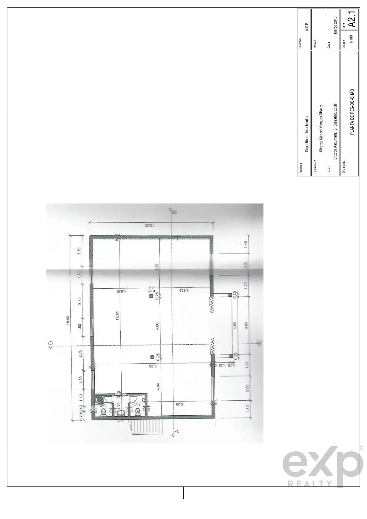 Mixed-use property with 150 m² commercial space, self-contained 2-bedroom apartment and 2,600 m² plot — 3 km from Loulé, Algarve