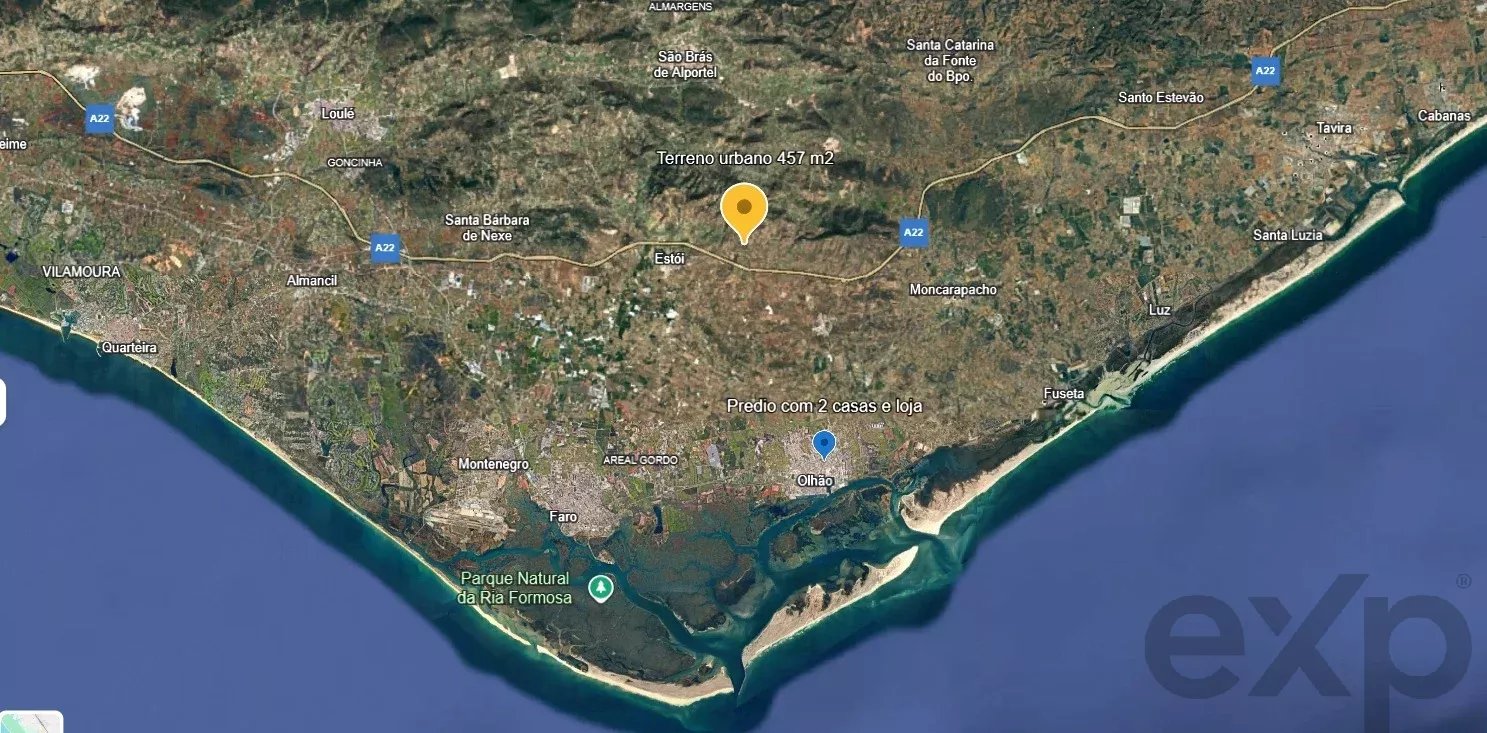 Bouwperceel met potentieel in Estoi, Faro, Algarve