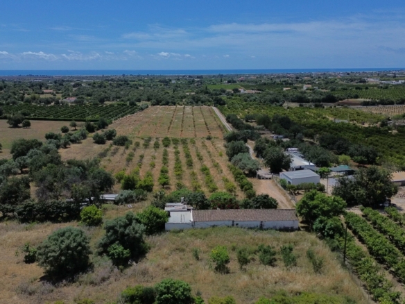 6 room Farmhouse with 1.5 hectares of land and sea view
