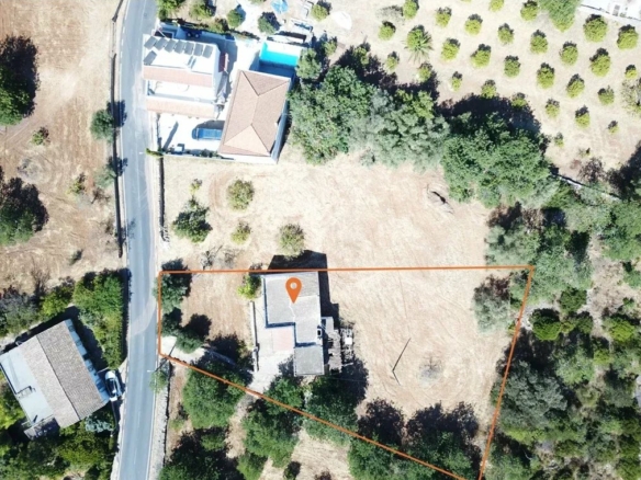 Detached 3-Bedroom House with Courtyard and Land in Bordeira, Faro, Algarve, Portugal