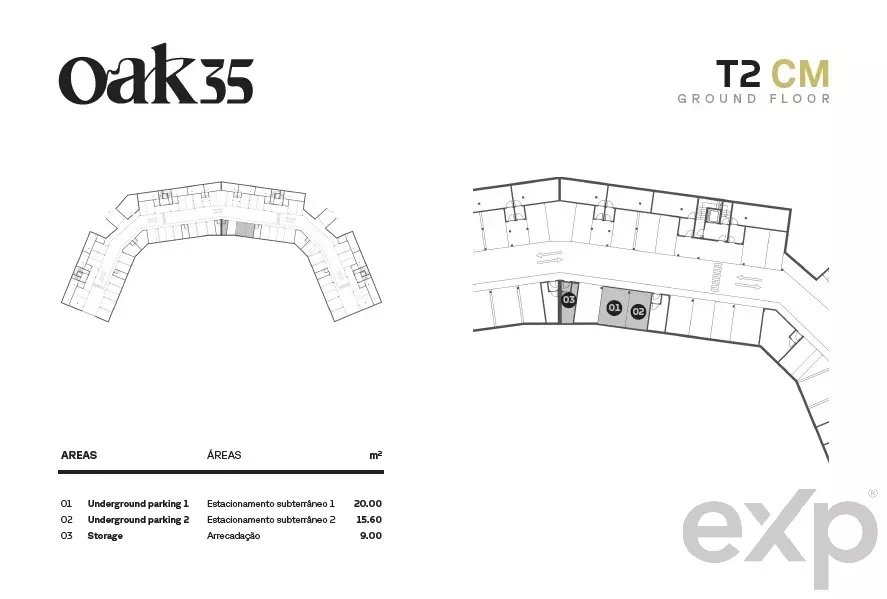 T2-appartement in luxueus wooncomplex in Vilamoura