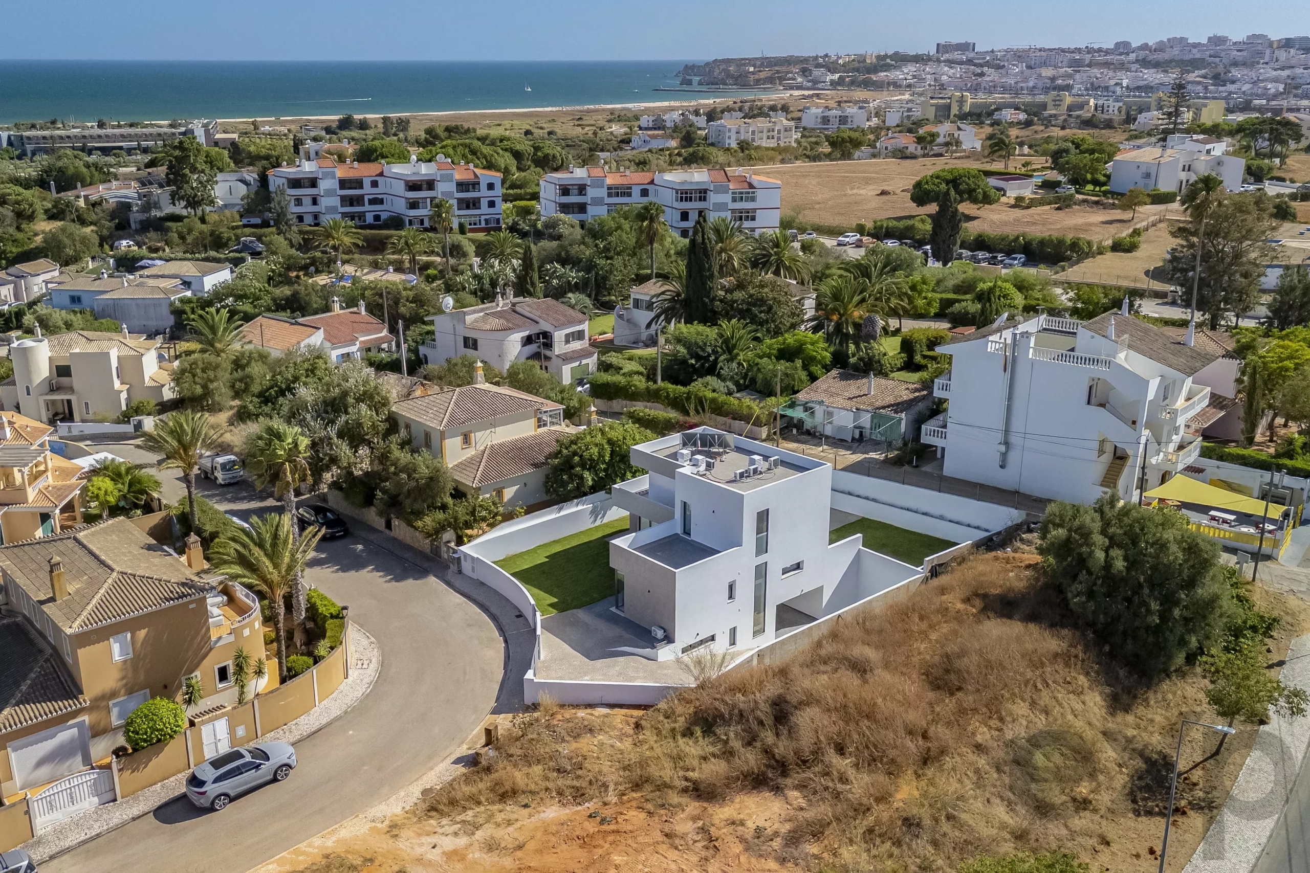 New-Build Villa with Private Pool, Steps from Meia Praia, Lagos