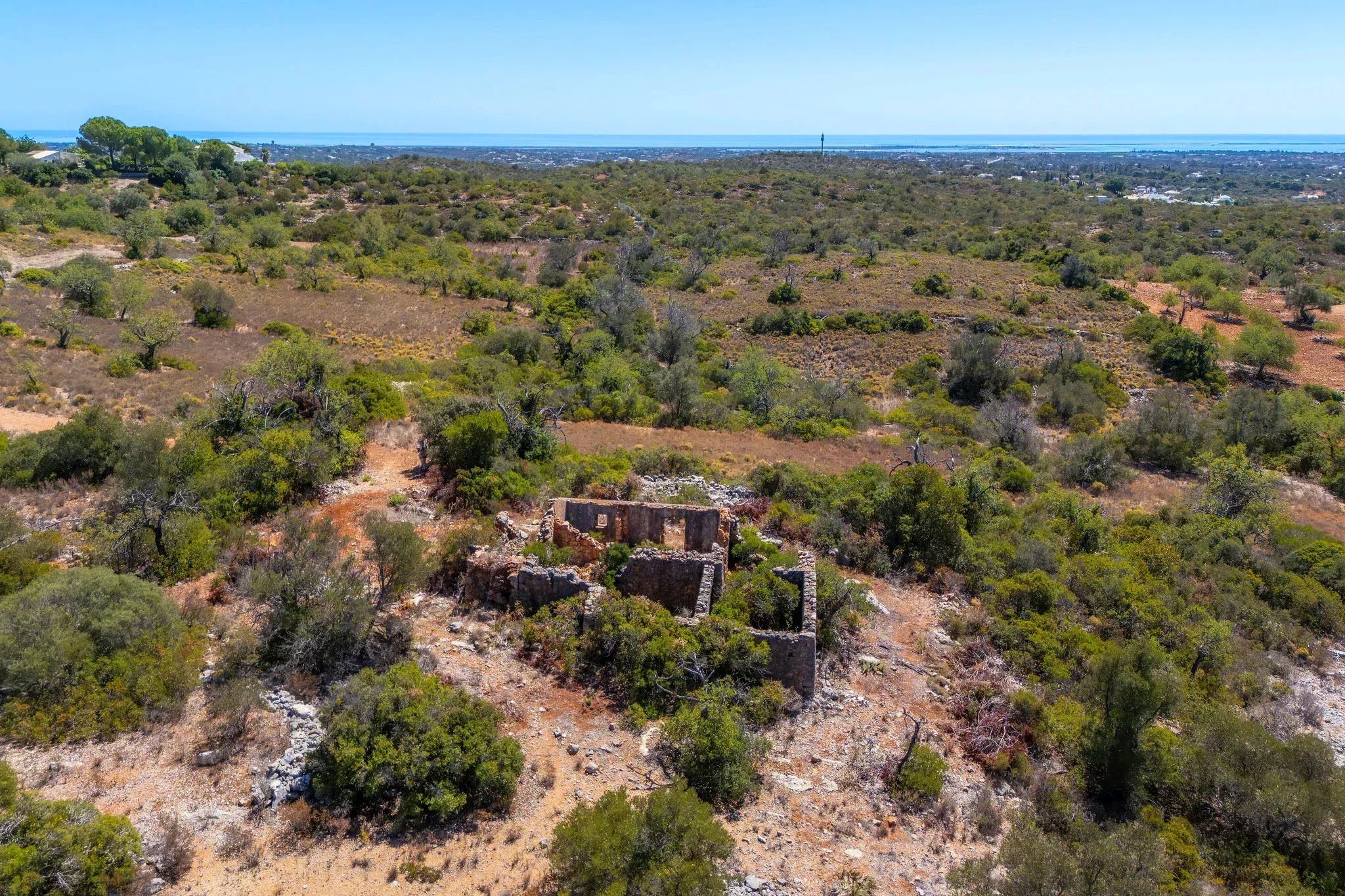 Hilltop Ruin with Breathtaking Countryside and Sea Views