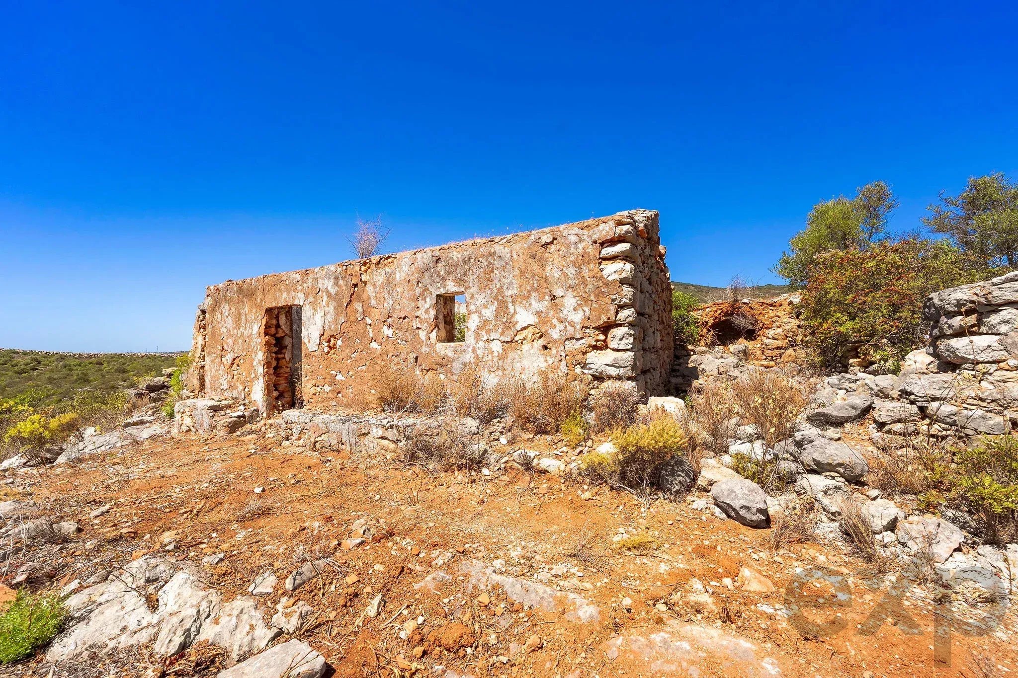 Hilltop Ruin with Breathtaking Countryside and Sea Views