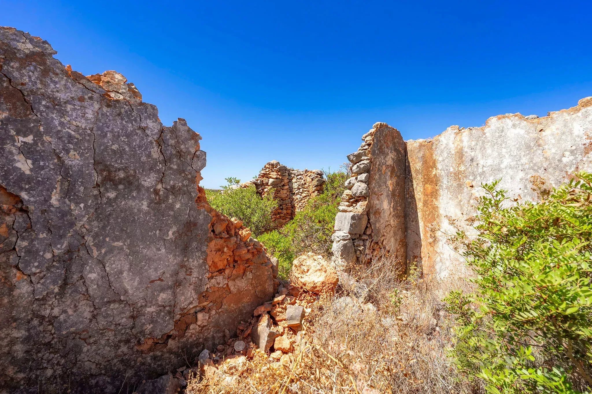 Hilltop Ruin with Breathtaking Countryside and Sea Views