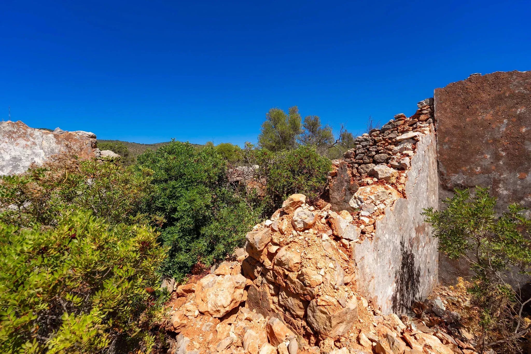Hilltop Ruin with Breathtaking Countryside and Sea Views