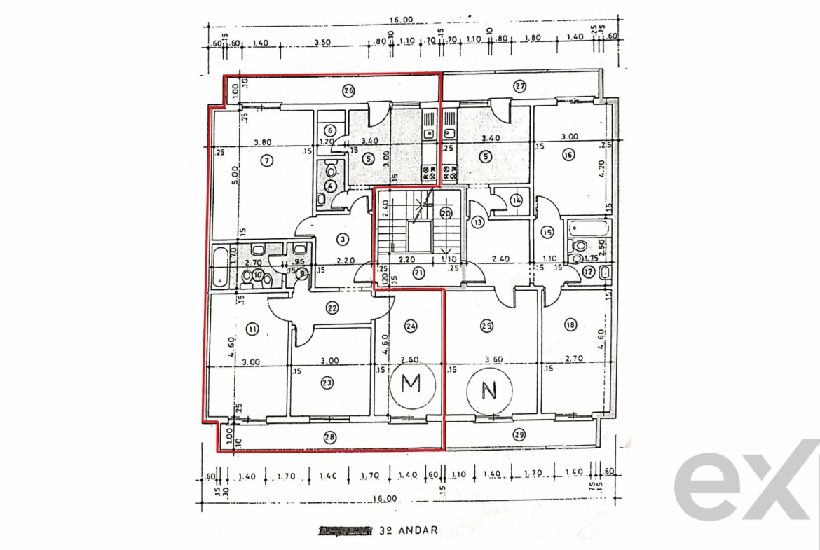 Bright three-bedroom apartment with two bathrooms in a central location, photo 25