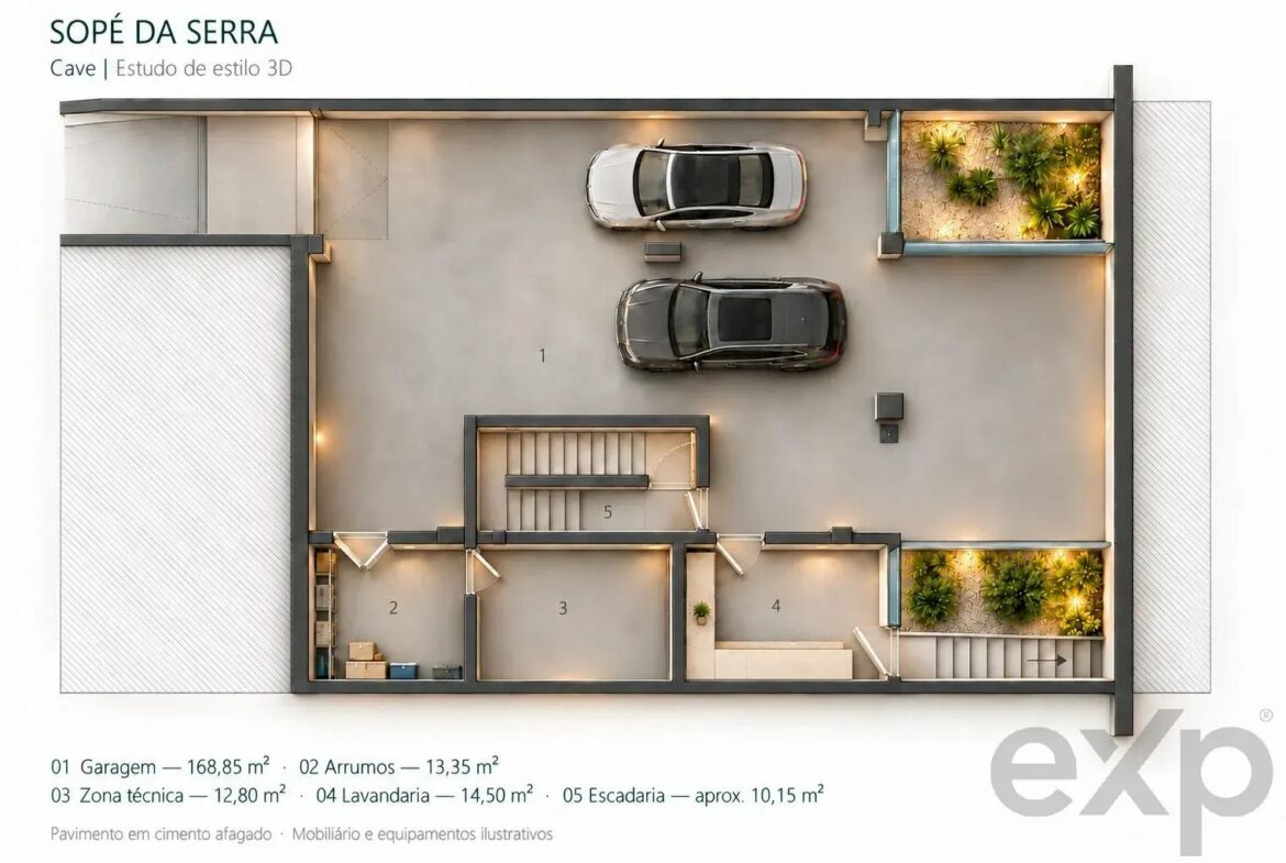 Projeto de Moradia Contemporânea T4 em São Brás de Alportel, Algarve, Faro, foto 11