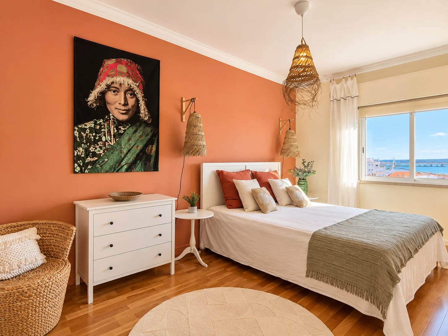 Apartment T3, Panoramic River View.