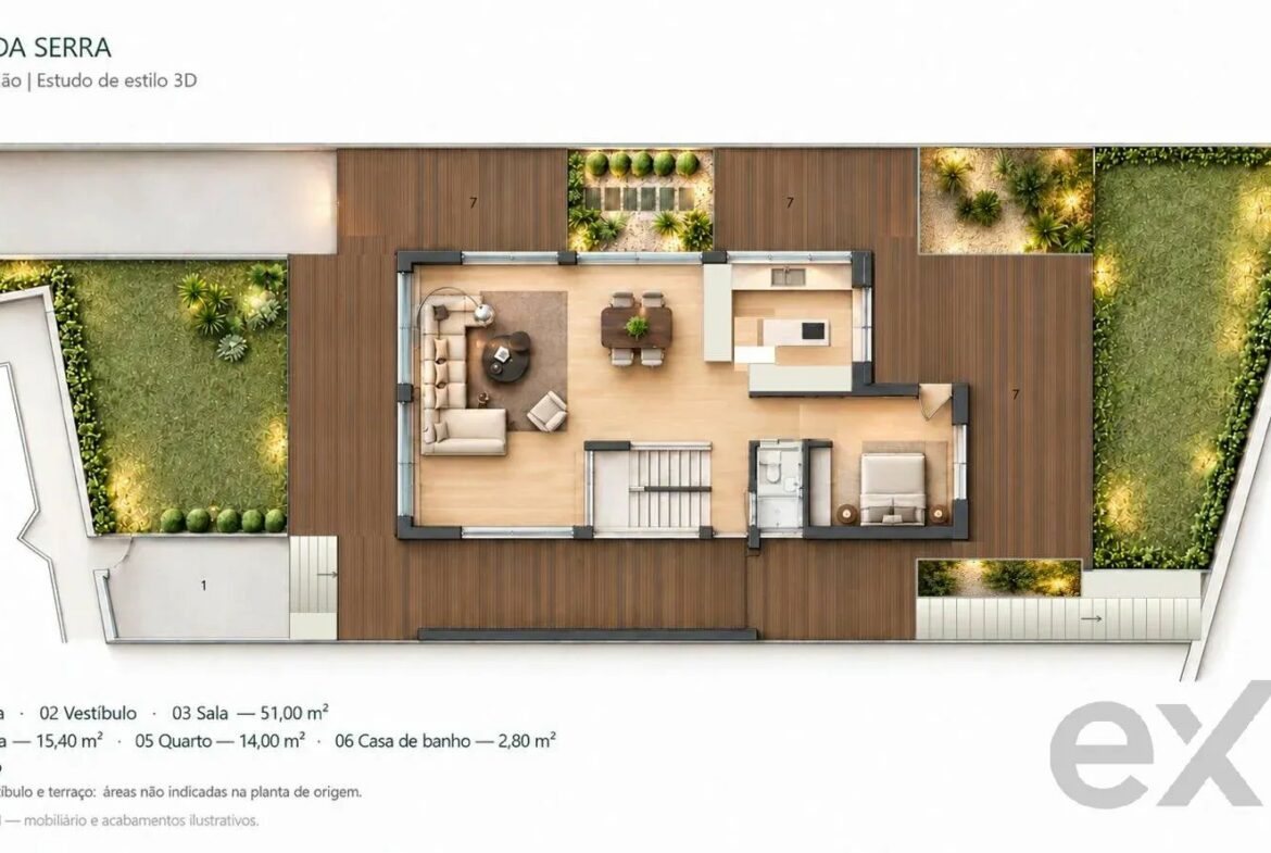Projeto de Moradia Contemporânea T4 em São Brás de Alportel, Algarve, Faro, foto 12