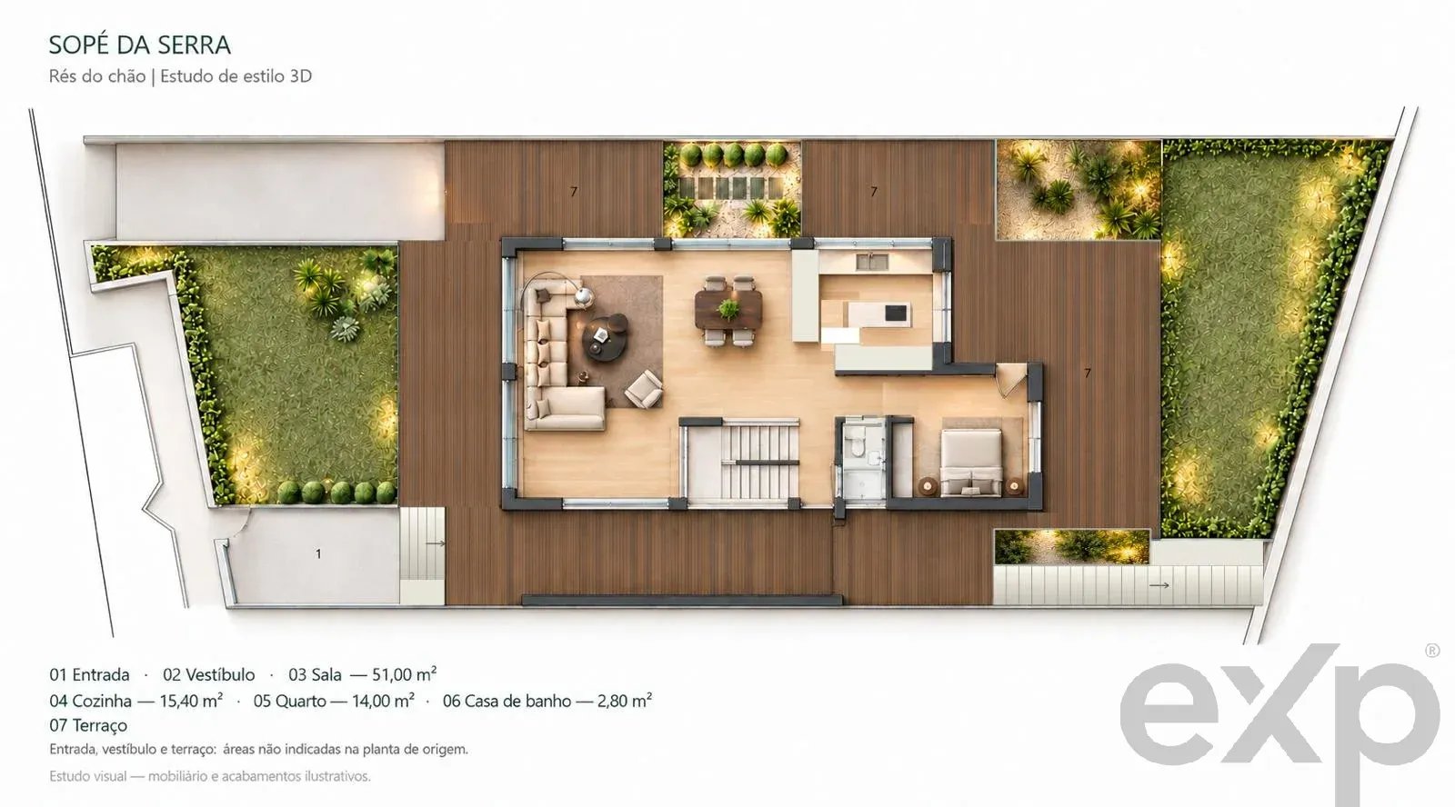 Projeto de Moradia Contemporânea T4 em São Brás de Alportel, Algarve, Faro